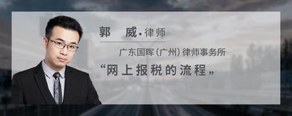 网上报税的流程