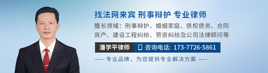 来宾律师-潘学平律师