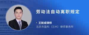 劳动法自动离职规定