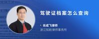 驾驶证档案怎么查询