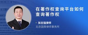 在著作权查询平台如何查询著作权