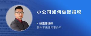 小公司如何做账报税