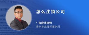 怎么注销公司