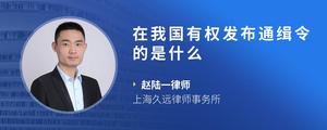 在我国有权发布通缉令的是什么