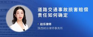 道路交通事故损害赔偿责任如何确定