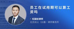 员工在试用期可以算工资吗