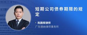 短期公司债券期限的规定
