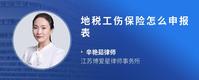 地税工伤保险怎么申报表
