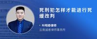 死刑犯怎样才能进行死缓改判