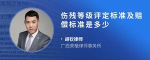 伤残等级评定标准及赔偿标准是多少