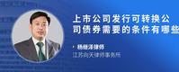 上市公司发行可转换公司债券需要的条件有哪些