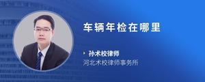 车辆年检在哪里