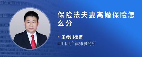 保险法夫妻离婚保险怎么分