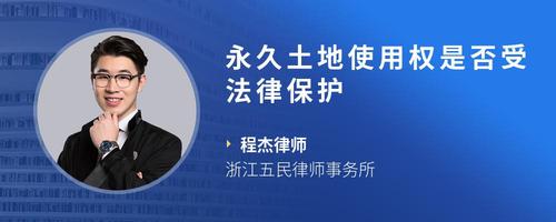 永久土地使用权是否受法律保护