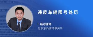 违反车辆限号处罚