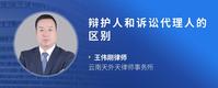 辩护人和诉讼代理人的区别