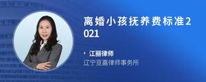 离婚小孩抚养费标准2021?