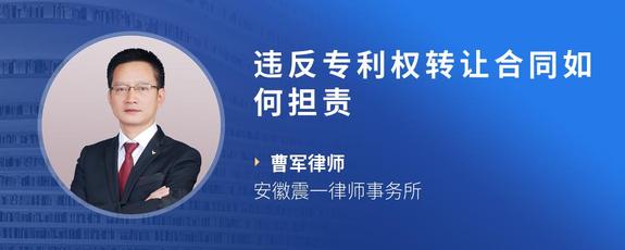 违反专利权转让合同如何担责