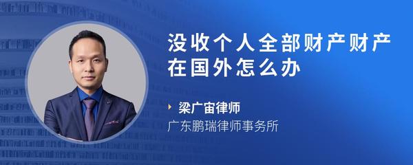 没收个人全部财产财产在国外怎么办