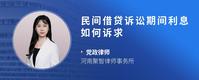 民间借贷诉讼期间利息如何诉求