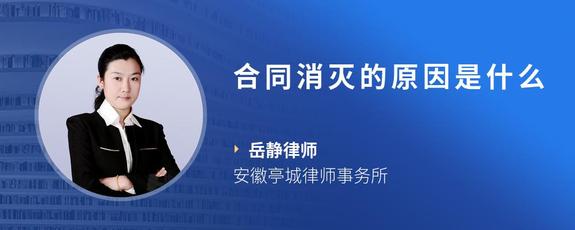 合同消灭的原因是什么