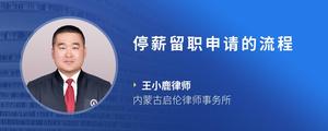 停薪留职申请的流程