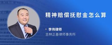 精神赔偿抚慰金怎么算