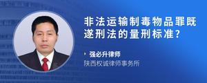非法运输制毒物品罪既遂刑法的量刑标准?