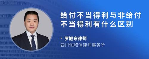 给付不当得利与非给付不当得利有什么区别
