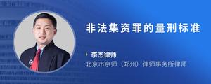 非法集资罪的量刑标准
