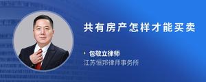 共有房产怎样才能买卖