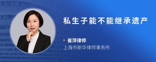 私生子能不能继承遗产